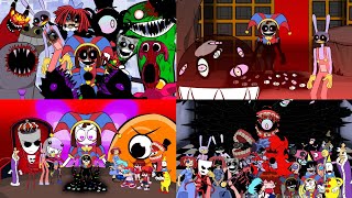 Digital Circus Complete Seasons 5  6 and Remakes  FNF x Learning with Pibby Animation [upl. by Natividad393]