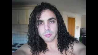 CURLY HAIR MEN Wet to Dry Hairstyle  Fast Growth [upl. by Raimondo]