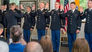 MTSU ROTC Spring 2013 Commissioning Ceremony [upl. by Eshelman]