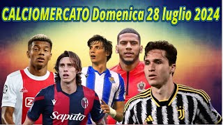 CALCIOMERCATO Domenica 28 luglio 2024 [upl. by Sherwood]