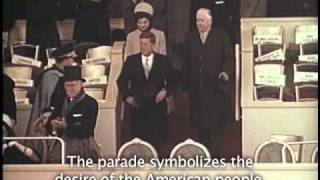 Historic Footage JFK Inauguration 1961 [upl. by Notyarb]