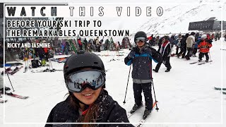 Skiing at the Remarkables Queenstown South Island NEW ZEALAND ll Day trip information and tips [upl. by Llennhoj]