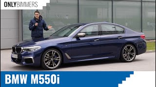 BMW M550i REVIEW 5Series M Performance 2019  OnlyBimmers BMW reviews [upl. by Tristis]