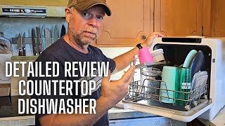 Countertop Dishwasher  DETAILED REVIEW HAVA Portable Dishwasher [upl. by Odrawde781]