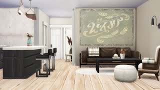 starter apartment  1313 21 chic street  the sims 4  speedbuild [upl. by Washburn]