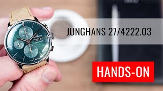 HANDSON Junghans Meister Chronoscope 27422203 [upl. by Telrahc]