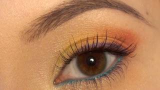 quotColors By The Seaquot A Rainbow Eye Makeup Tutorial  Blair Fowler [upl. by Collette]