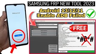 Samsung FRP New KG Unlock Tool 2023  Samsung FRP Android 131211 New Security Enable ADB Failed [upl. by Cam555]