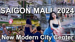 Ho Chi Minh City 🇻🇳 Amazing Saigon Mall Vietnam City Center Walking Tour [upl. by Sueaddaht]