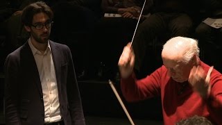 Meisterkurs Dirigieren  Bernard Haitink  Lucerne Festival at Easter  Brahms Tragische Ouvertüre [upl. by Ardell]