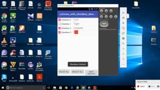 listview with checkbox demonuts [upl. by Ynnos790]