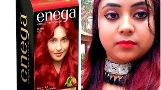 Enega flame red hair colour review affordable red hair colour [upl. by Askari]