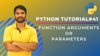 Function Parameters  Arguments in Python  In Hindi [upl. by Magnien542]