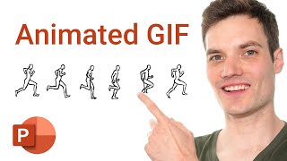 How to make Animated GIF using Microsoft PowerPoint [upl. by Tristram475]