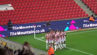 Stoke City  Ben Wilmot Goal Celebrations vs Hull City [upl. by Annamarie578]