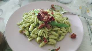 cavatelli al Pesto di aglio Orsino [upl. by Karita]