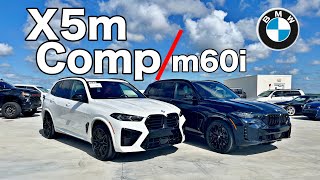 2025 BMW X5 M60i vs X5 M Competition [upl. by Fe]