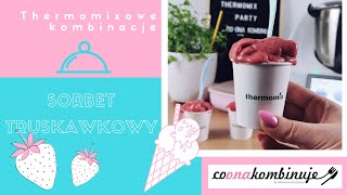 Sorbet z mrożonych truskawek z Thermomixa [upl. by Madelena]