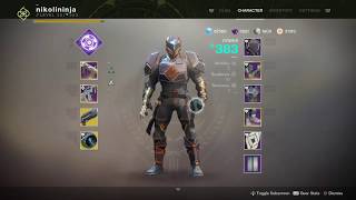 Destiny 2  Titan Full Armor Escalation Protocol  Midnight Exigent Set [upl. by Aneeles]