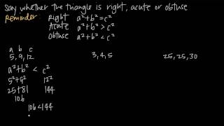 pythagorean inequalities KristaKingMath [upl. by Enirbas311]