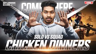 Solo vs Squad🔥 Bgmi live telugu  Bgmi live in Telugu bgmilive [upl. by Rois380]