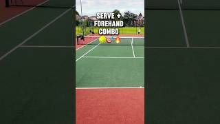 🔥 Tennis Point  Serve  1 NTRP 35🎾 shorts tennis tennislove fitness workout dji gopro [upl. by Lednyk875]