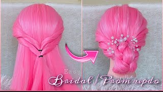 Bridal hair tutorial Easy [upl. by Hyacinthia]