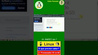 19 Curso de Linux para Leigos PARTE 5 de 7 de Como saber se o Processador é 32 ou 64bits [upl. by Elatnahc]