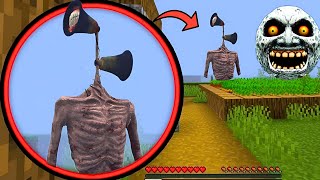 i Found Scary SIREN HEAD 😰 in Minecraft   Part3   Siren Head Minecraft [upl. by Bahe]