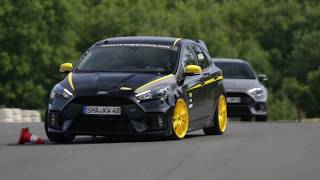 Ford Focus RS unplugged ST Coilovers vs OEM suspension [upl. by Matthei]