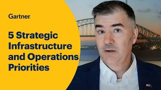 Gartner Live 5 Strategic Infrastructure and Operations Priorities To Deliver Business Value [upl. by Nylodnewg]