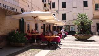 Alghero Old Town Sardinia Italy [upl. by Einnos922]