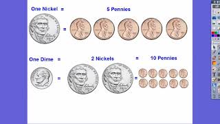 Dimes Nickels and Pennies  Lesson 71 [upl. by Tabatha]