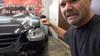 Auf einmal war das so Golf5 Unfall was sonst [upl. by Ziladnerb]