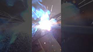 Tricks for welding 90 degree joints on L iron stickwelding weld welding welder [upl. by Marabel]