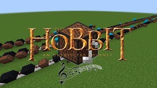 Minecraft The Hobbit  Misty Mountains with Note Blocks [upl. by Maighdiln]