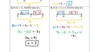 12 Segment Addition Postulate [upl. by Friede]