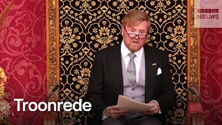 Koning WillemAlexander draagt Troonrede voor [upl. by Sivam]