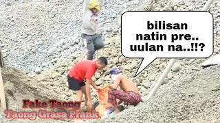 Fake Taong Grasa Prank IringSungkaban Kingbross [upl. by Laefar]