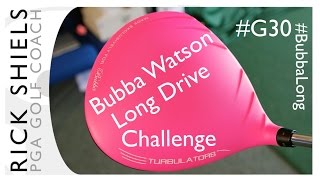 BUBBA WATSONS PING G30 DRIVER CHALLENGE [upl. by Alphard]