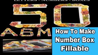 Fillable Number 6 Charcuterie Box DIY [upl. by Ammadis]