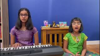 Navarathri Devi Sloka amp Song  Ananya amp Anushka [upl. by Ruthie203]