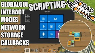 SCRIPTING A GUI AND EXPLOSIONS ScrapMechanic LUA TUTORIAL [upl. by Nattie]