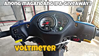 Installing voltmeter  suzuki smash115  planning for giveaway [upl. by Valina]