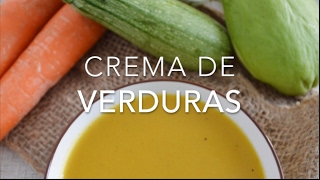 CREMA DE VERDURAS fácil amp rápida  Recetas fáciles Pizca de Sabor [upl. by Anaed293]