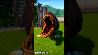 Red Giganotosaurus Trex Vastatosaurus Epic Battle of Jurassic Giants  Who Will Emerge [upl. by Heid214]