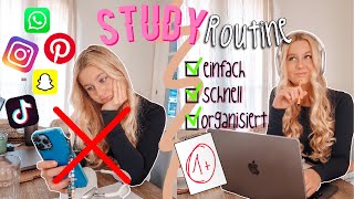 Meine STUDY ROUTINE Schritt für Schritt Realtime Lernen  MaVie Noelle [upl. by Suzanne425]