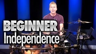 Beginner Drumming Independence  Drum Lesson DRUMEO [upl. by Davidson]