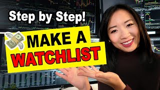 How to make a Premarket Watchlist Create a Trading Plan for Day Trading Beginners Part 1 [upl. by Eissac]