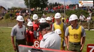 Siegerlauf Feuerwehrjugendgruppe Bad Mühllacken bei Landesbewerb in Frankenburg 2016 [upl. by Stanfill]